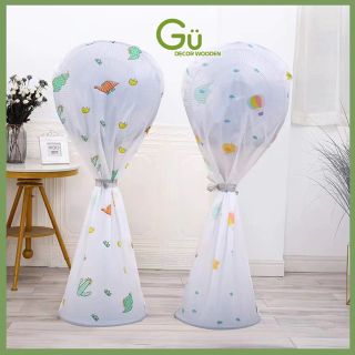 Bọc quạt chống bụi,chống nước dùng cho quạt cây đứng Gu Decor trang trí nhà cửa