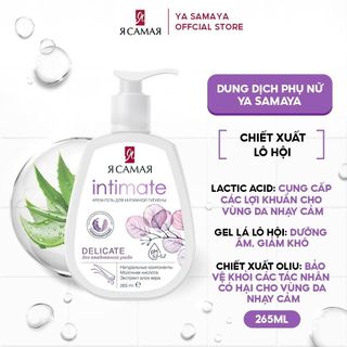 Dung dịch vệ sinh Ya samaya R Tôi là Nhất 265ml (Tím DELICATE) khô nhạy cảm, viêm nhẹ