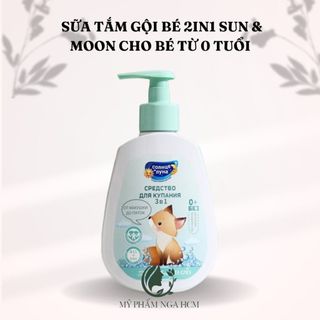 Sữa tắm gội bé 2in1 Sun & Moon 265ml cho bé từ 0 tuổi giá sỉ