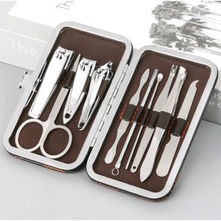 ￼Bộ Bấm Móng Tay 10 Món Thép Ko Gỉ, Bộ Cắt Móng Tay Làm Nail giá sỉ