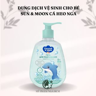 Dung dịch vệ sinh cho bé Sun & Moon cá heo Nga 265ml cho bé từ 0 tuổi giá sỉ