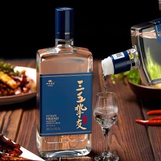 Chai thủy tinh dẹp 500ml nắp bi xanh - M81
