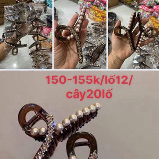 Kẹp ngọc đá lố 12 giá trên sản phẩm