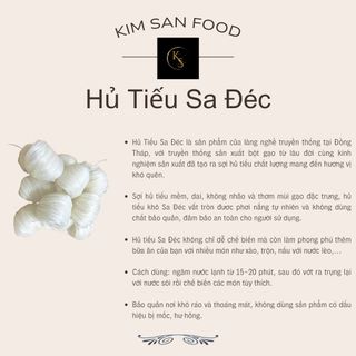 Hủ Tiếu Khô Sa Đéc - vắt tròn giá sỉ