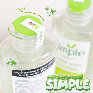 Nước Tẩy Trang Simple Micellar Water 200ml