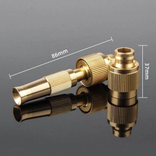 Muvako Vòi phun vòi, Vòi phun áp suất cao 1\ 2 "3\ 4" có thể điều chỉnh, Phương pháp thoát nước có thể điều chỉnh Vòi phun nước mạ đồng thau bền đa năng cho cây tưới nước Xe giặt