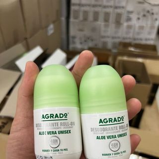 Lăn khử mùi Agrado Lô hội (xanh lá) unisex cho cả nam & nữ