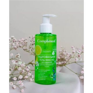 Gel rửa mặt OIL COMPLIMENT Xanh Lá, giảm mụn sạch sâu, phù hợp da dầu mụn, dễ mụn (DẠNG VÒI)