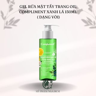 Gel rửa mặt OIL COMPLIMENT Xanh Lá, giảm mụn sạch sâu, phù hợp da dầu mụn, dễ mụn (DẠNG VÒI) giá sỉ