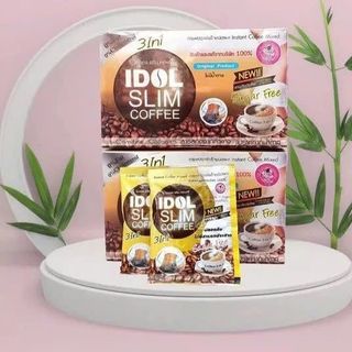 Hộp 10 gói cà phê sữa giảm cân IDOL SLIM COFFEE 3IN1chính hãng Thái giá sỉ