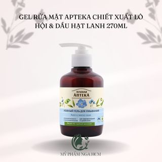 Gel rửa mặt Zelenaya Apteka lô hội và dầu hạt lanh dành cho da khô và da nhạy cảm 270ml giá sỉ