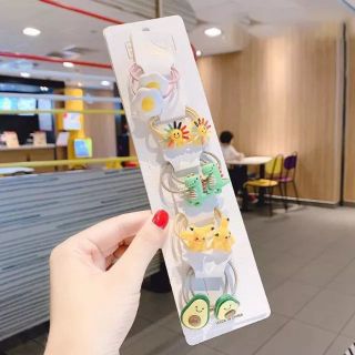 Dây buộc tóc phong cách Hàn Quốc đáng yêu cho bé gái (sét 10 dây)