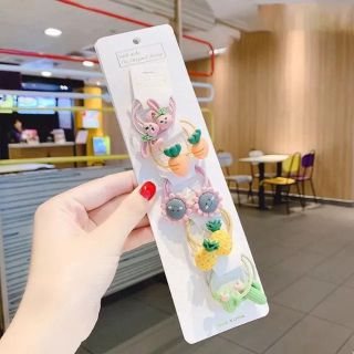 Dây buộc tóc phong cách Hàn Quốc đáng yêu cho bé gái (sét 10 dây)