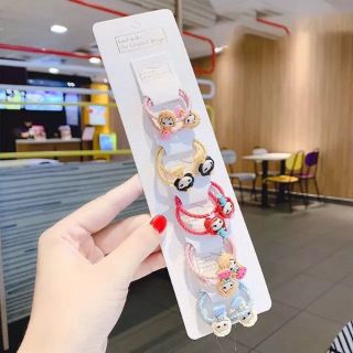 Dây buộc tóc phong cách Hàn Quốc đáng yêu cho bé gái (sét 10 dây)