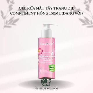 Gel rửa mặt OIL COMPLIMENT Hồng, dịu nhẹ giảm kích ứng, phù hợp da nhạy cảm, mỏng yếu (DẠNG VÒI) giá sỉ