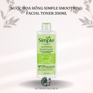 Nước Hoa Hồng Soothing Facial Toner Simple cân bằng ẩm cho da 200ml giá sỉ