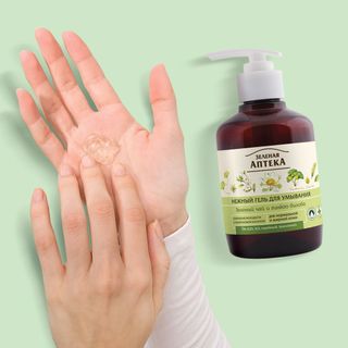 Gel rửa mặt Zelenaya Apteka chiết xuất Trà xanh và Lá bạch quả 270ml - Dành cho da thường & da dầu
