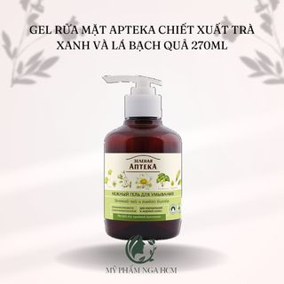 Gel rửa mặt Zelenaya Apteka chiết xuất Trà xanh và Lá bạch quả 270ml - Dành cho da thường & da dầu giá sỉ