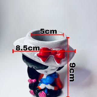 Chậu xi măng mini trồng sen đá hình bé gái cực xinh,xịn