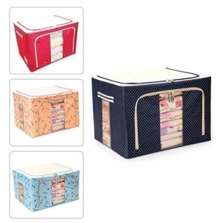 TỦ ĐỰNG QUẦN ÁO KHUNG SẮT 66L