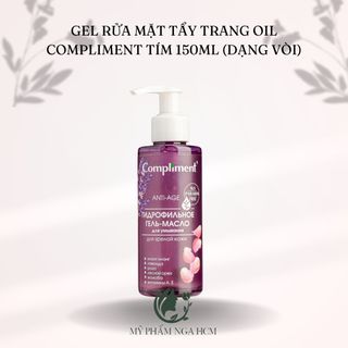 Gel rửa mặt OIL COMPLIMENT Tím, chống lão hóa, phù hợp mọi loại da, da lão hóa (DẠNG VÒI) giá sỉ