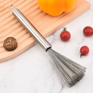 Chổi Cọ Xoong Cọ Nồi Chảo Inox 304 Đánh Bay Vết Bẩn - Rửa Chén Bát Đa Năng Có Tay Cầm Cao Cấp