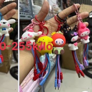 Móc khoá đủ loại ví bóp máy tính thỏ tim hot trưnd