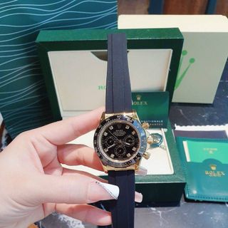 HOT SALE ĐỒNG HỒ NAM CAO CẤP RÔ LE MÁY CƠ DÂY CAO SU