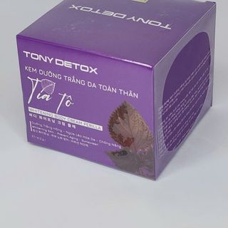 Kem Body Tía Tô - Kem dưỡng trắng da toàn thân tía tô tony 180 gr
