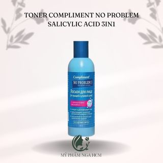 Toner Compliment No Problem Salicylic acid 3in1 làm sạch sâu, kiềm dầu