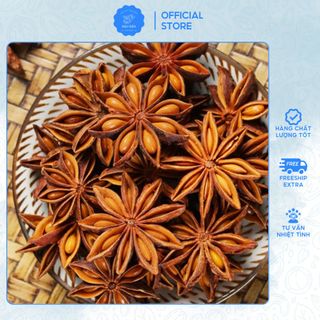 Hoa Hồi Khô Nguyên Cánh Tự Nhiên Dùng Làm Gia Vị Nấu Ăn, Trang Trí