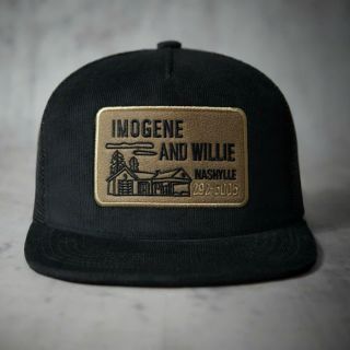 Mũ Lưỡi Trai Imogene Đen Nhung Snapback Chất nhung tăm