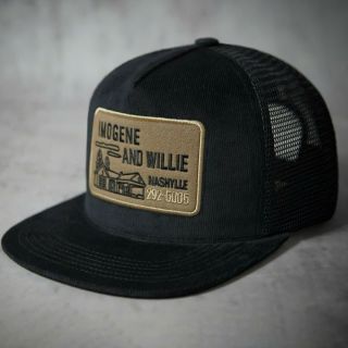 Mũ Lưỡi Trai Imogene Đen Nhung Snapback Chất nhung tăm