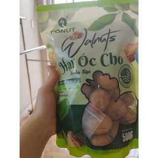 Hạt Óc Chó Vàng Nguyên Vỏ Nhập Khẩu Mỹ Túi 500g, 1kg Hạt Size To, Đều Hạt