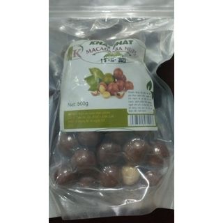 Hạt Macca Nứt Vỏ DakLak Loại 1 Thượng Hạng Trọng Lượng 500g Hạt Giòn, Bùi, Size To