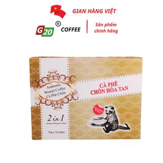 Cà phê chồn hòa tan 2 in 1 G20 Coffee Buôn Mê
