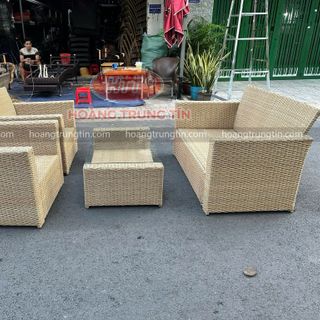 Sofa nhựa giả mây giá rẻ