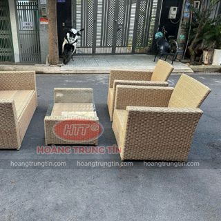 Sofa nhựa giả mây giá rẻ
