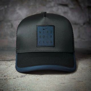 Nón Lưỡi Trai Ni.ke Golf Club Đen Viền Xanh Lưới Cap Chất dù