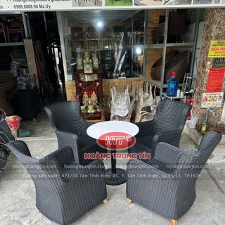 Bàn ghế cafe mây nhựa cao cấp giá rẻ