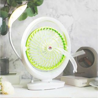 QUẠT SẠC ĐỂ BÀN CÓ ĐÈN JR 2018