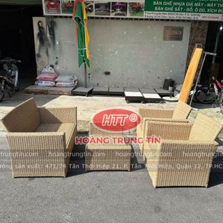 Sofa mây nhựa giá rẻ sofa thanh lý ngoài trời giá rẻ