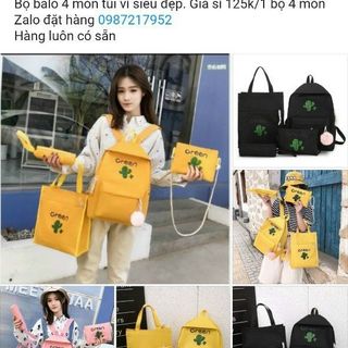 Combo 4 món balo bộ 125k 4 món