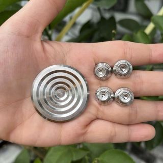 Combo Nắp chụp cacte + 4 ốc Salaya xe Honda (inox 304) ( đậy hộp sên / che sên )
