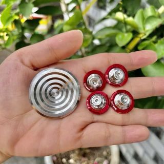 Combo Nắp chụp cacte + 4 ốc Salaya xe Honda (inox 304) ( đậy hộp sên / che sên )