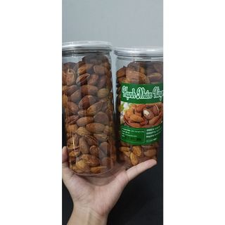 Hạnh Nhân Rang Bơ Nứt Vỏ Hộp 500g Hạt To Đều Size, Hương Vị Thơm Ngon