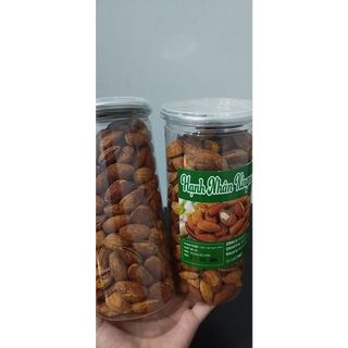 Hạnh Nhân Rang Bơ Nứt Vỏ Hộp 500g Hạt To Đều Size, Hương Vị Thơm Ngon
