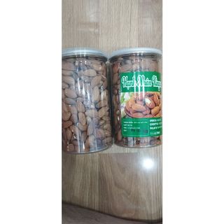 Hạnh Nhân Sống Tách Vỏ Nguyên Vị Hộp 500g Dùng Làm Sữa Hạt Giàu Chất Dinh Dưỡng