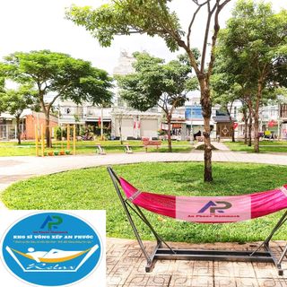Bộ võng xếp khung vuông sơn tĩnh điện kèm mặt lưới cao cấp cỡ đại