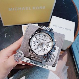 ĐỒNG HỒ NAM CAO CẤP M KORS MẶT CHONOGRAP DÂY THÉP 5